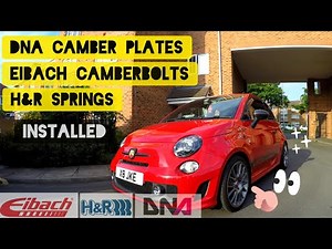 My Abarth 595 - H&R Springs / DNA Camber Plates / Eibach Camber Bolts