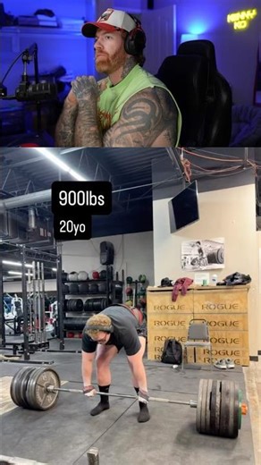 900 Pound Deadlift 20 Years Old