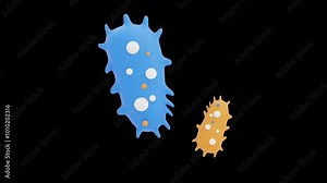 3D Animation of Bacteria as Tiny Organisms with Big Impact | Alpha Channel