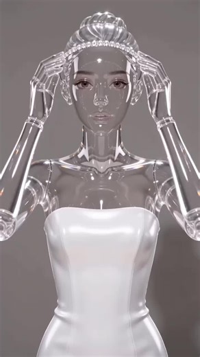 Glasses Doll Makeup Tutorial 🤯 #makeup #styling #fyp #viral