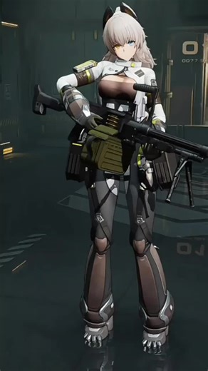 Idle Animation of Characters in Girls Frontline Gameplay