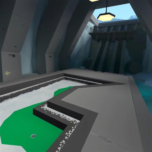 Walkabout Mini Golf, Ice Lair, Hole 2, Hole in 1.