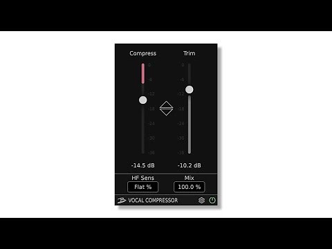 Bertom Vocal Compressor - Free plug-in for speech and singing voice