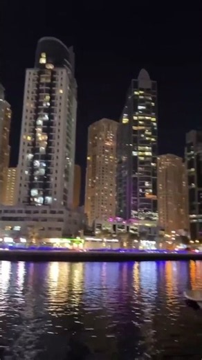🌊 Blue Waters Walk Dubai at Night ✨ | Stunning Waterfront Views #shorts #dubai #uaelife