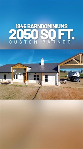 141K views · 771 reactions | A Fully Custom Barndo that checks every box. 3 Bed, 2 Bath, massive open-concept living space, and an unbeatable view. Built by 1845 Barndominiums, where craftsmanship meets comfort. | 1845 Barndominiums | Facebook