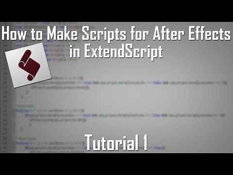 How to Make Basic Scripts for After Effects