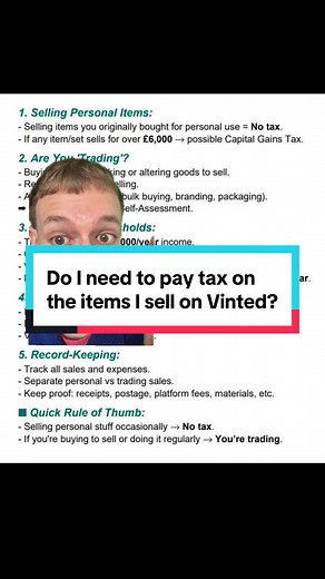 Tax Obligations for Selling on Vinted: What You Need to Know