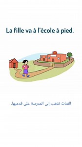 478K views · 8.8K reactions | La fille va à l'école à pied. Le garçon joue avec sa sœur. | Apprendre Le Français Facilement | Facebook