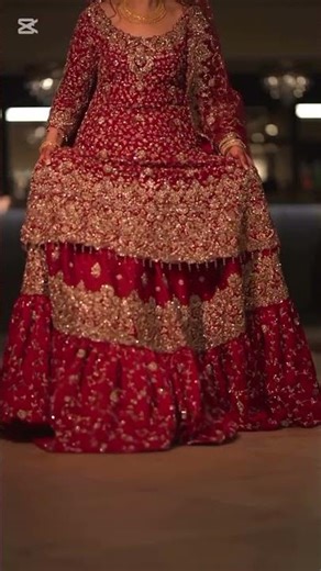 Regal Red & Gold Pakistani Bridal Lehenga for Wedding 2025