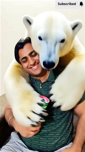 Cute Bear Hug Surprise! 🐻😂 | Funny Comedy Video 2025 #FunnyVideo #BearHug #ComedyVideo