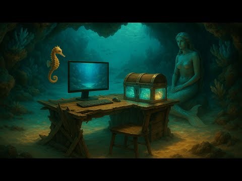 Underwater Office Paradise 🌊 Lofi Beats for Deep Focus & Calm Coding