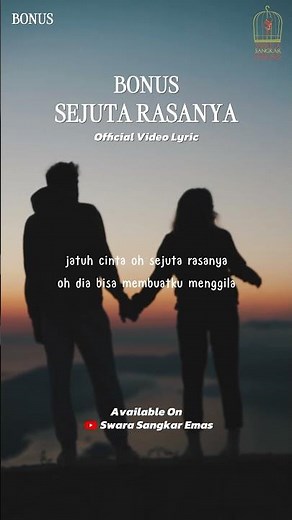 Bonus – Sejuta Rasanya | Video Lirik Lagu Pop Indonesia Nostalgia #shorts