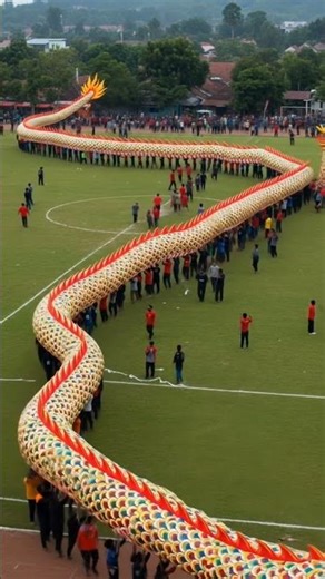 The world's largest dragon kite will fly #kite