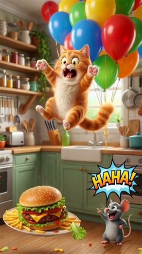 Mouse Turned Cat Into a Balloon! 🎈🐭😂