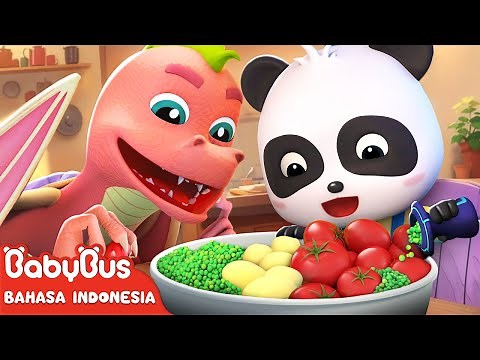 Bayi Panda Benci Sayuran 🥬🥕| Kebiasaan Baik Anak-anak | Lagu Anak-anak | BabyBus Bahasa Indonesia