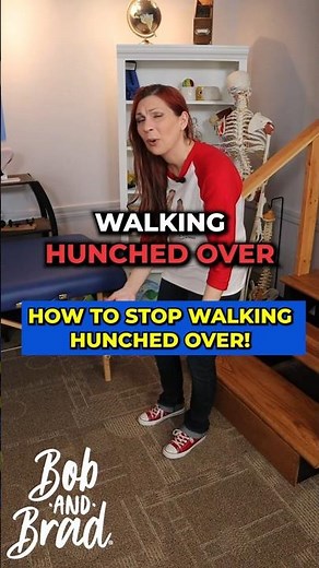 How to STOP Walking Hunched Over! #posturecorrection #hunchback