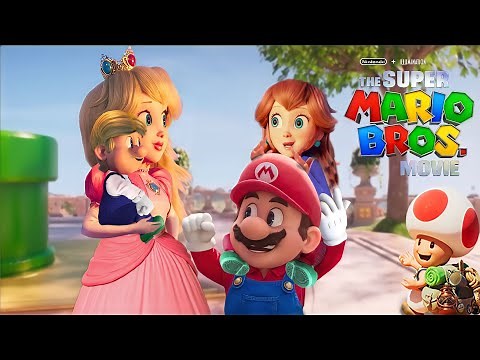 The Super Mario Bros Movie Editing Scene. Princess Peach and Mario have their own family 🤩✨ | Cool..