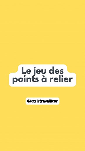 Clovis Henriot on Instagram: "Relier les points, jeu de points à relier ou point à point est un casse-tête en deux dimensions qui comprend une suite de points numérotés à relier et à la fin ca donne lieu à une réunion clôture où on se félicite d’avoir relié les points."