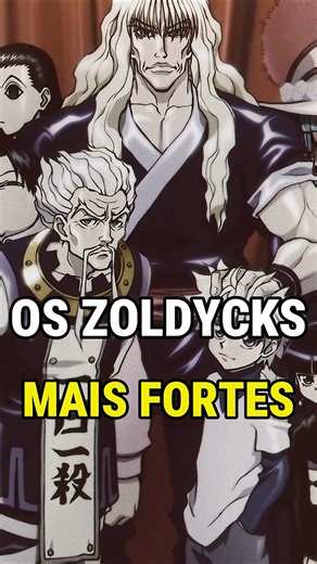 Rankeando os 9 Zoldycks de Hunter x Hunter #hunterxhunter #hxh #anime #shorts