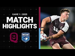 NRL Highlights | 2025 State of Origin Under 19s | Match Highlights | Maroons v Blues