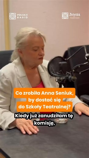 447K views · 6.8K reactions | 﫢 Wiedzieliście, że Anna Seniuk jest introwertyczką? Aktorka podczas #CzasPogody opowiedziała, jak dostała się do szkoły aktorskiej! | Jedynka - Program 1 Polskiego Radia | Facebook