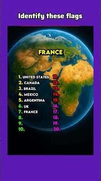 Can You Identify These Country Flags?