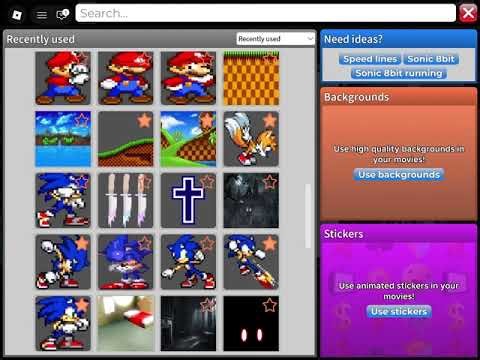 How to animate Sonic movies in my movie on Roblox!