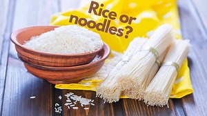 Rice or noodles: Which is healthier? Carbs, calories & more