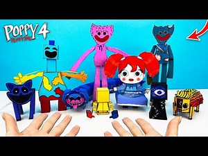 DIY Making Poppy Playtime chapter 4 - How to Make Doey, Huggy Wuggy papercraft - Easy DIY Tutorial