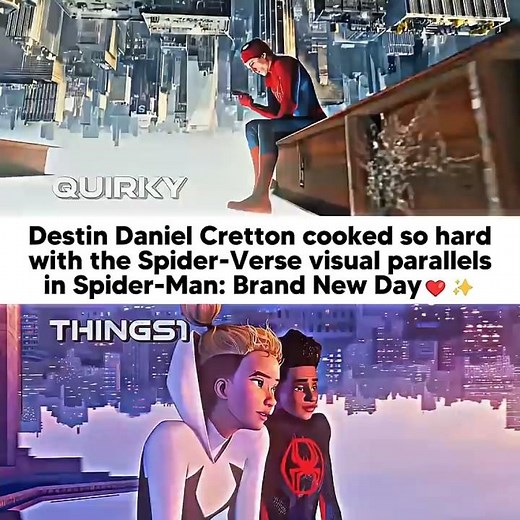 Spider-Verse Visual Parallels in Spider-Man: Brand New Day❤️✨Destin Daniel Cretton cooked so hard#4k