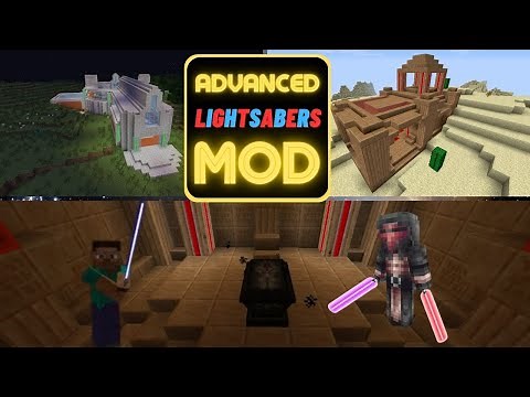 Advanced Lightsabers Mod Showcase | Minecraft