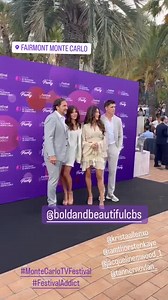 50K views · 1K reactions | Thorsten Kaye, Krista Allen, Jacqueline MacInnes Wood and Tanner Novlan at the Monte Carlo TV Festival 2022 | Hunter Tylo Forever | Facebook