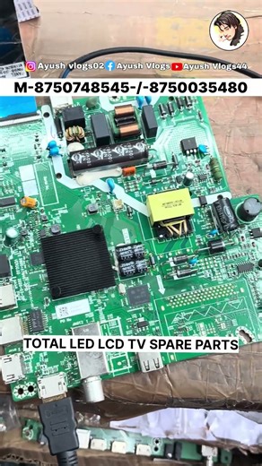 Cheapest led lcd tv Motherboard | power supply boards #ledtvspareparts #shortsfeed #shorts