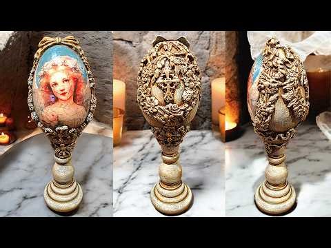 DECORATE Your Own Vintage Easter Egg with Beautiful Decoupage Techniques!!!