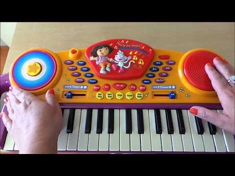 NEW TO THE MUSIC NICK JR DORA THE EXPLORER MUSICAL KEYBOARD