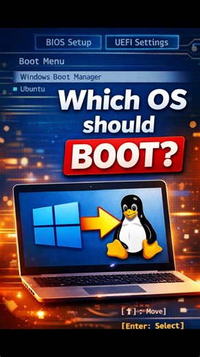 Dual Boot Laptop-ல் எந்த OS Boot ஆக வேண்டும்? Easy Trick!