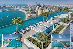 965ft high infinity pool opens in Dubai - the tallest in the world