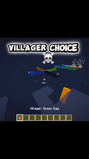 Minecraft Villager Choice 😱🔥 Choose Wisely!" #minecraft