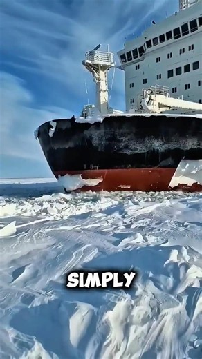 This Ship Destroys Icebergs Like They’re Nothing! #shorts