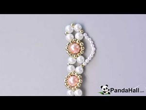 101 Pandahall Tutorial on How to Make a Handmade Pink and White Pearl Bead Bracelet