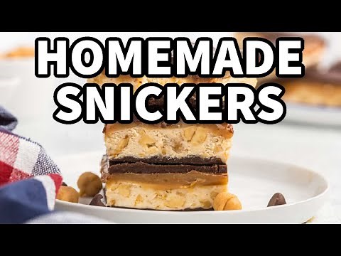 The Best Homemade Snickers You'll Ever Try!