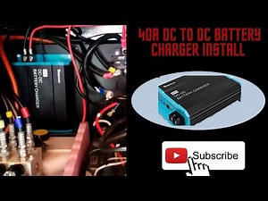 Renogy DC-DC Battery Charger 40A Review/Install: "Smart" Alternator Charging for RV house Batteries!