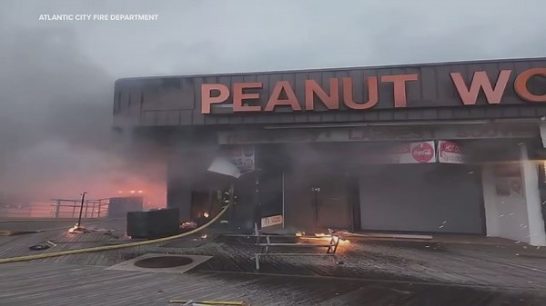 2-alarm fire damages several Jersey shore boardwalk shops
