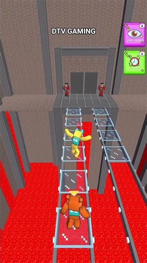 💀 He Tried to Cross the Glass Bridge... and FAILED SO BAD! 😭 #Shorts