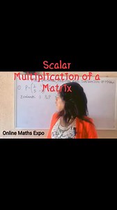 Detailed tutorial on how to Multiply a Matrix by a Number🔥 Full video at Online Maths Expo #educational #mathsproblems #educationalreels #maths #mathschallenge #onlinestudytips | Online Maths Expo