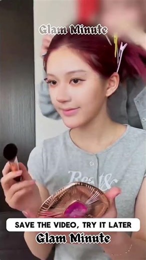 Get Ready With Me Like Zhou Lusi |Cat Eye Glossy Lips & Sleek Bun Tutorial💄#ZhouLusi #ZhouLusiMakeup