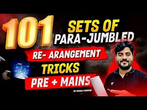 51 Sets of Para Jumbled Rearrangement Sentence with Tricks | IBPS PO & CLERK 2025 | By Vishal Sir