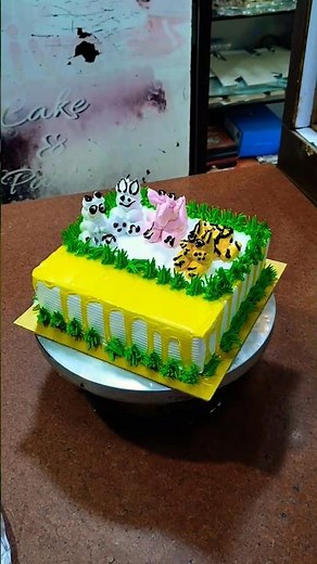 Catun Cake Making #shorts | Fresh Cream Catun Cake