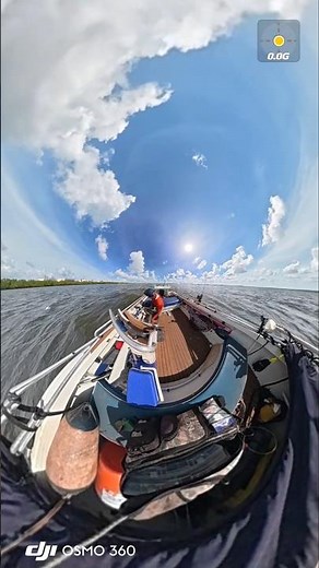 On the Ocean with our new Dji 360 Camera- Impressions #360 #fishing #test