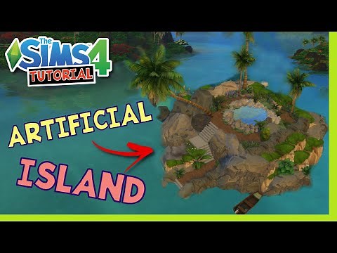 Sims 4 Tutorial - Sulani Terrain TOOL Replacement?!|| NO CC || Build Artificial Islands Sims 4